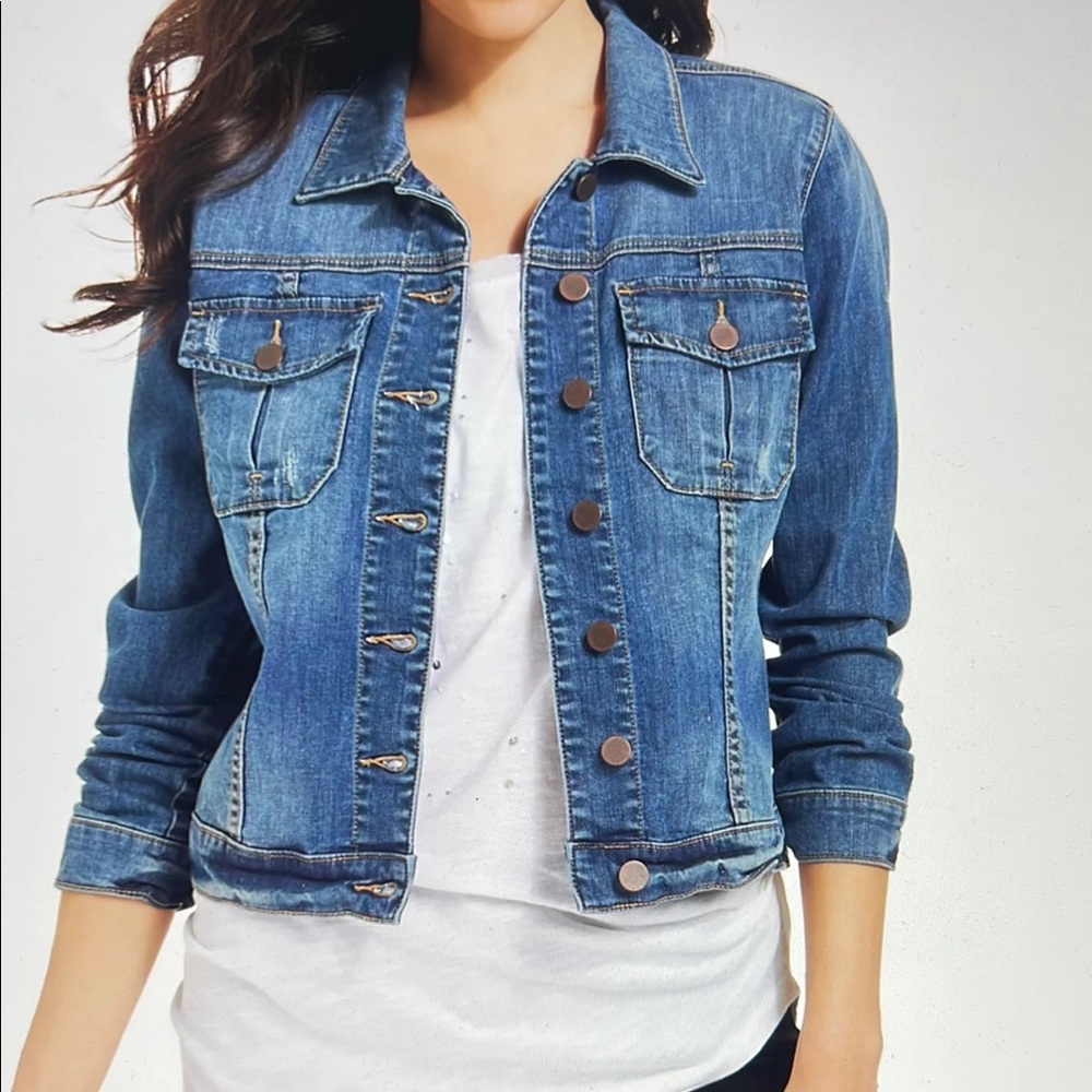 Kut from the Kloth Blue Jean Jacket Classic Style